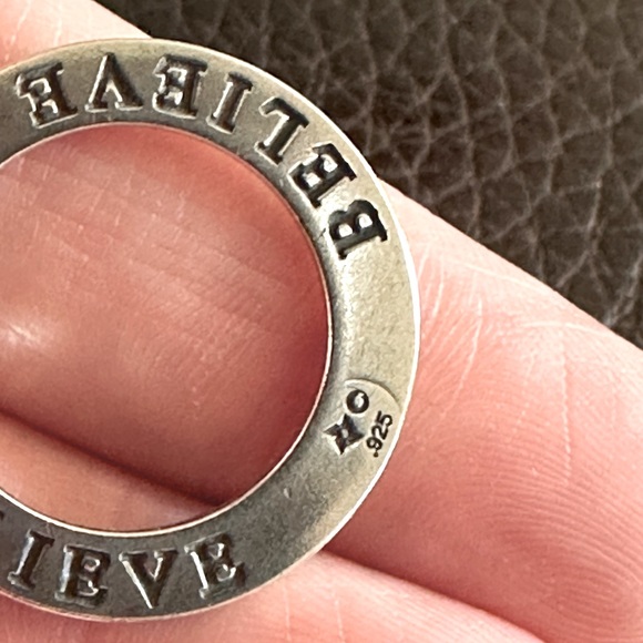 Sterling Silver Chain With Pendants - Picture 5 of 7